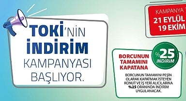 TOKİ’nin indirim kampanyası 21 Eylül’de başlıyor