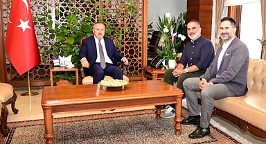 Yakup ve Mehmet Dinler kardeşlerden Vali Fidan’a ziyaret