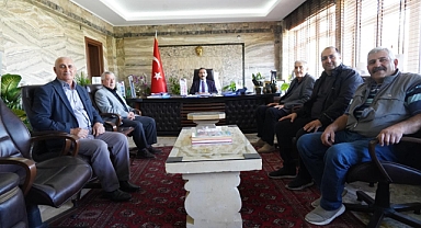 Ürgüp Ziraat Odası Başkanlığı, Ürgüp'e yeni atanan mülki amir ve kurum müdürlerini ziyaret etti