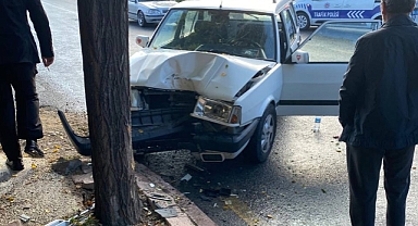 Trafik kazası meydana geldi