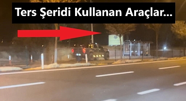 Ürgüp Çevre Yolunda Ters Şeridi Kullanan Araçlar Tehlike Saçıyor (videolu haber)