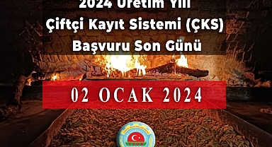 Dikkat: Çiftçi Kayıt Sistemi (ÇKS) Kayıtlarında Son 3 Gün