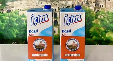 Ortahisar Belediyesi'nden çocuklara süt ikramı