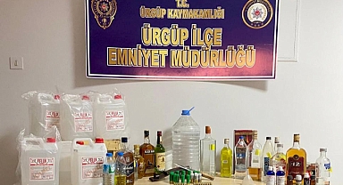 Ürgüp Polisinden Yılbaşı Öncesi Kaçak İçki Operasyonu