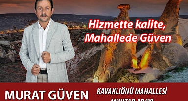 Murat Güven Kavaklıönü Mahallesinden Muhtar Adayı Olduğunu Açıkladı