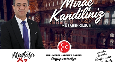 Belediye Başkan Adayı Mustafa Öz'den Miraç Kandili mesajı