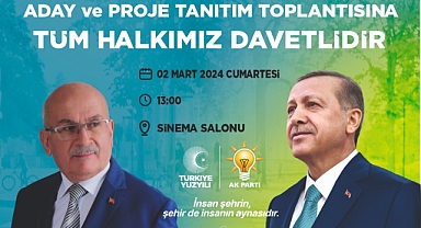 Fahri Yıldız'ın Proje ve Aday Tanıtım Toplantısı 2 Mart'ta