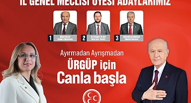 MHP İl Genel Meclis Adaylarını Açıkladı