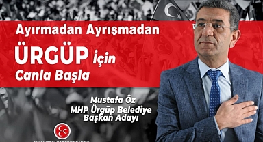 Milliyetçi Hareket Partisi Ürgüp Belediye Başkan Adayı Mustafa Öz projelerini paylaştı