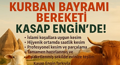 Kasap Engin, kurban siparişlerinizi almaya başladı