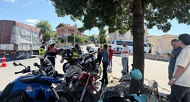 Ortahisar'da 19 motosiklet sürücüsüne ceza yazıldı