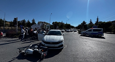 Trafik Kazası Meydana Geldi 1 Yaralı