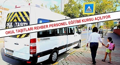 Okul Taşıtları Rehber Personel Eğitimi Kursu açılıyor