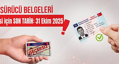 Eski tip ehliyeti olanlar Dikkat, Son gün 31 Ekim 2025