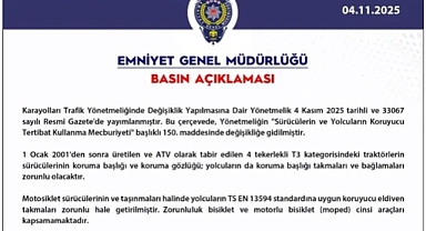 Trafikte yeni dönem! EGM duyurdu: Trafikte kask ve eldiven zorunluluğu getirildi