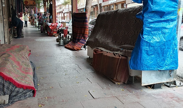 Ürgüp'te dükkan önü kaldırım işgaline yeni uygulama