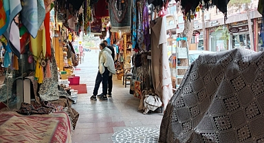 Ürgüp'te dükkan önü kaldırım işgaline yeni uygulama