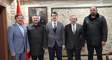 Belediye Başkanları Ürgüp Kaymakamı Coşkun'u Ziyaret Etti