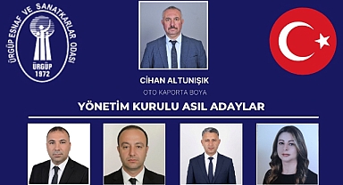 Ürgüp Esnaf ve Sanatkârlar Odası Başkan Adayı Cihan Altunışık Yönetim Kurulunu Açıkladı 