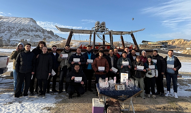 Ürgüp’te Öğrencilerin Sıcak Hava Balon Keyfi