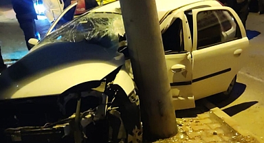 Ürgüp’te Trafik Kazası: Sürücü Yaralı 