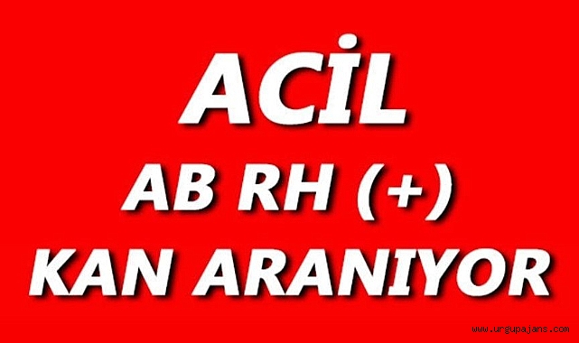 Acil AB RH + (pozitif) beyaz kana ihtiyaç var