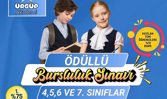 Ürgüp Akademi Eğitim Merkezi Ödüllü Bursluluk Sınavı Kayıtlarında Son Günler