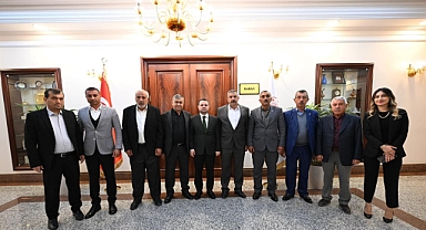 Nevşehir İl ve İlçe Ziraat Odası Başkanlarından Adalet Bakanı Gürlek'e Ziyaret