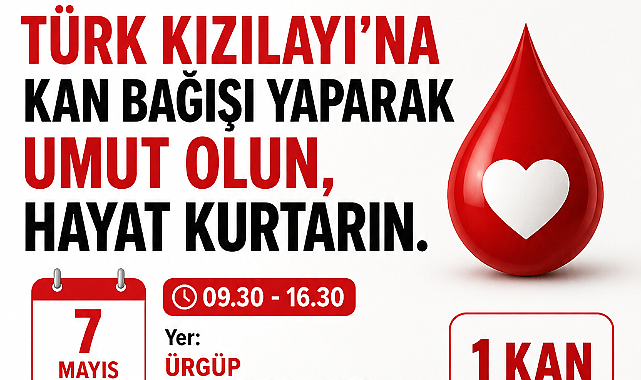 KAN BAĞIŞI HAYAT KURTARIR KIZILAY