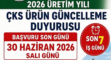 Çiftçi Kayıt Sistemi (ÇKS) Ürün Güncellemesinde Son Gün: 30 Haziran 2026