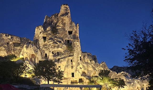Göreme Örenyeri’nde Gece Müzeciliği Başladı: Kapadokya Geceleri de Işıldayacak