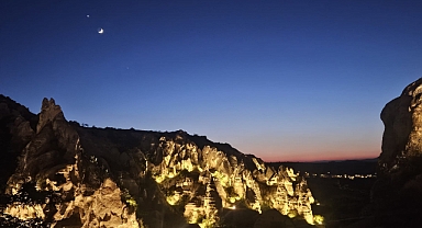 Göreme Örenyeri’nde Gece Müzeciliği Başladı: Kapadokya Geceleri de Işıldayacak