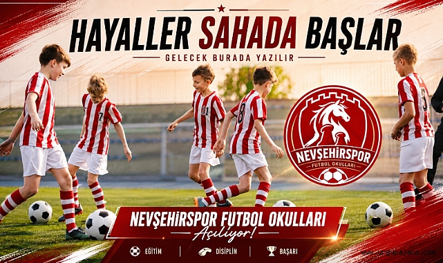 Nevşehirspor Futbol Okulları açılıyor
