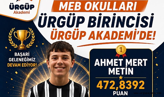 Başarının Tek Adresi: Ürgüp Akademi Yine gelenek bozulmadı… 