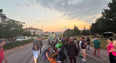 Motosiklet ile Çocuğun Karıştığı Kaza: 2 Yaralı