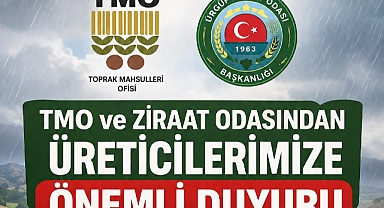 TMO ve ÜRGÜP ZİRAAT ODASINDAN ÜRETİCİLERİMİZE ÖNEMLİ DUYURU