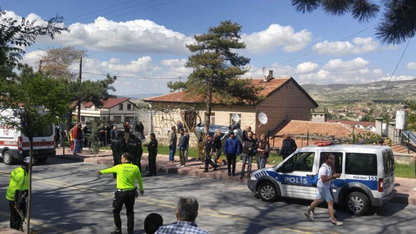 Trafik kazası meydana geldi
