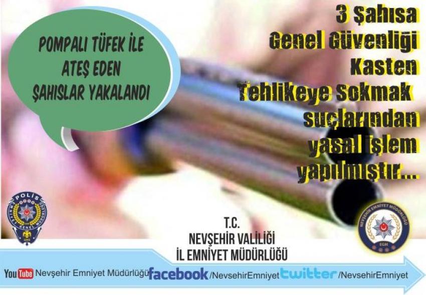 Pompalı Tüfek İle Ateş Eden Şahıslar Yakalandı