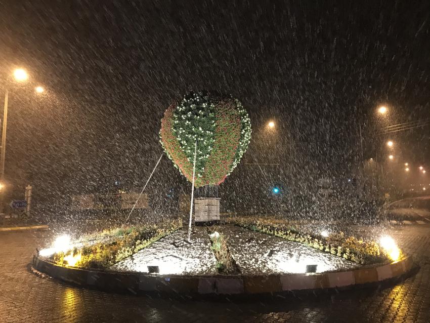 Ve beklenen kar geldi