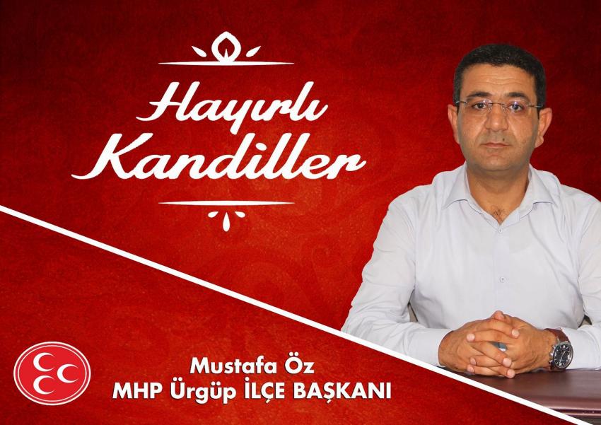 MHP İlçe Başkanı Öz'den Miraç Kandili Kutlama Mesajı