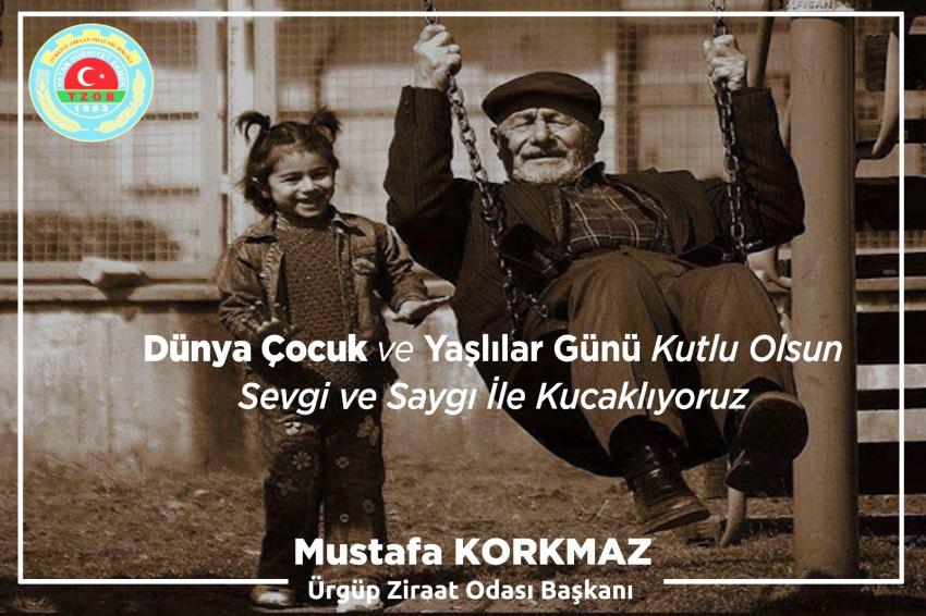 1 Ekim Dünya Çocuk ve Yaşlılar Günü Kutlu Olsun