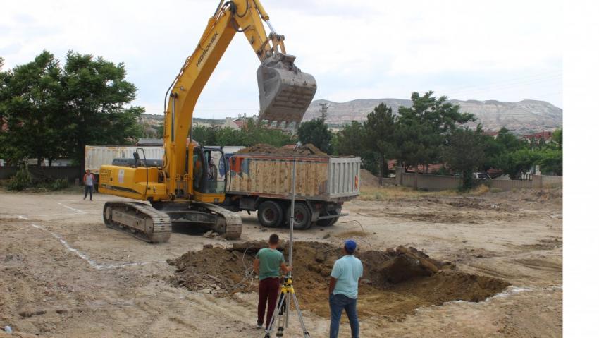 Ürgüp'e Yapılacak Olan Anaokulu İnşaatına Başlandı