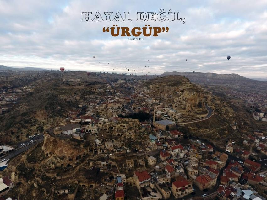 Ürgüp Semalarına Balonlar Renk Kattı