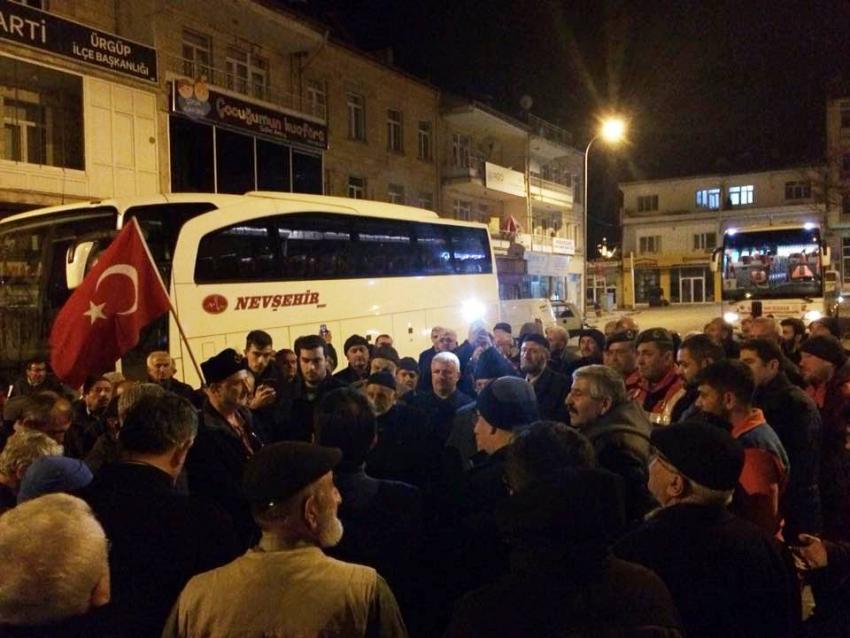 Ürgüp, Mehmetçiğe Destek İçin Hassa'da