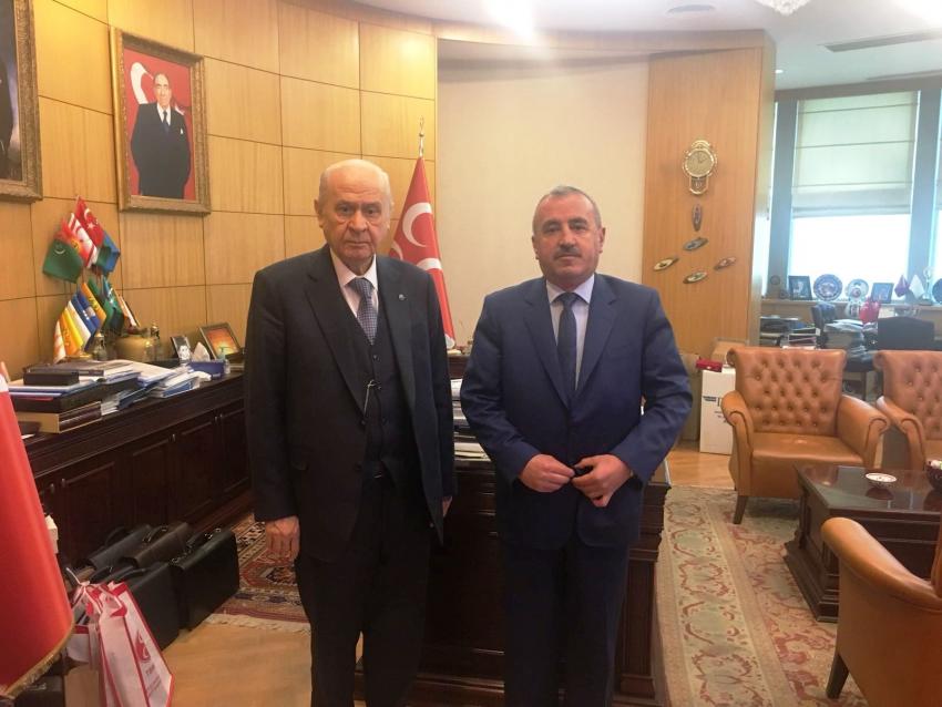 Başkan Genç MHP Genel Başkanı Bahçeli İle Görüştü