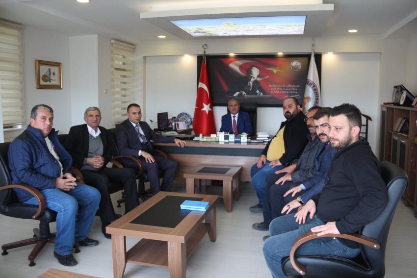 Ülkü Ocakları Başkanı Türker Başkan Genç'i Ziyaret Etti