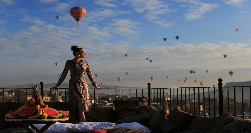 Kapadokya Rusların fotoğraf mekanı oldu