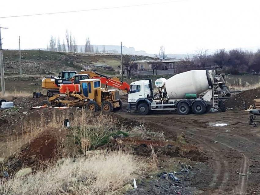 Ürgüp Damsa Kapalı Devre Sulama İnşaatı Yeniden Başladı