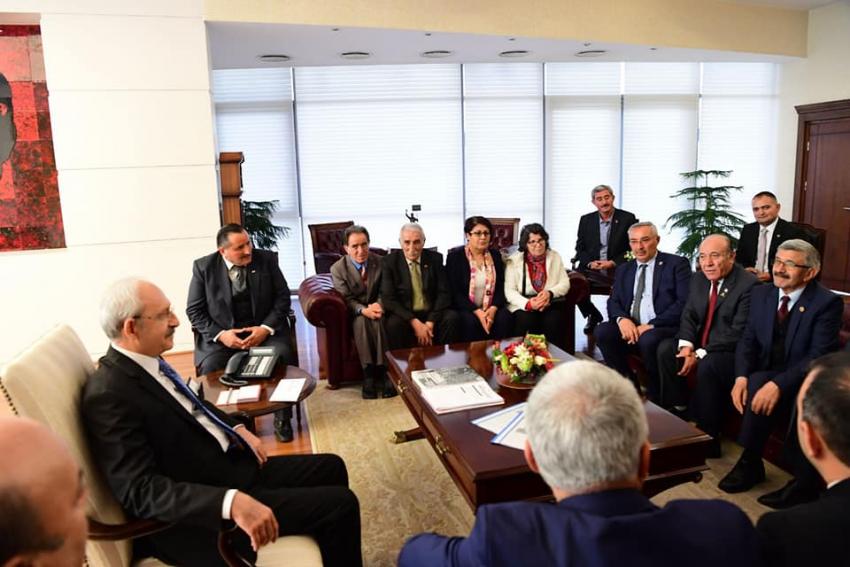 CHP İlçe Başkanı Ali Alper, Kemal Kılıçdaroğlu İle Görüştü