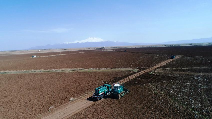 Ürgüp'ünde Faydalanacağı Develi Sol Sahil Sulama İnşasında Sona Yaklaşıldı